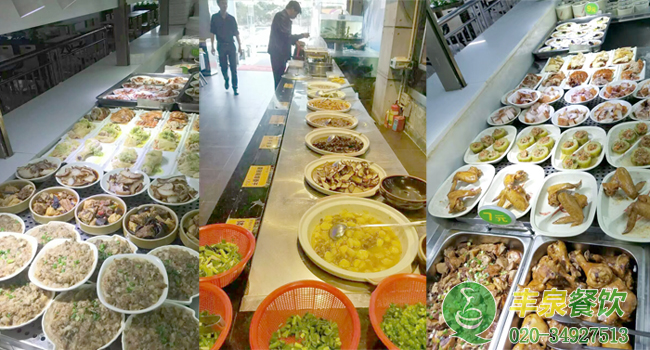 又到春困夏乏的季節，食堂承包公司來規范員工飲食了